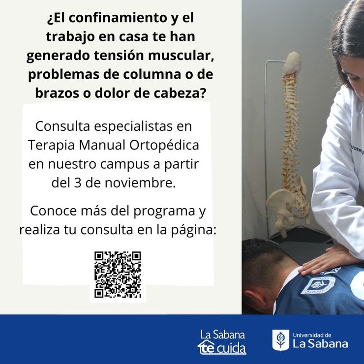 Consultas de Terapia Manual Ortopédica en la Universidad de La Sabana